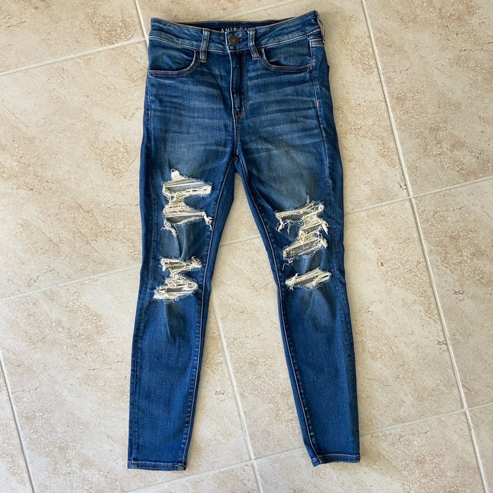 American Eagle Hi-Rise Jegging - Size 6 Short